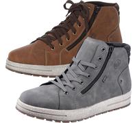 Rieker Herren Stiefeletten Warmfutter Schnürstiefelette 30721, Taille:44 EU, Couleur:Gris
