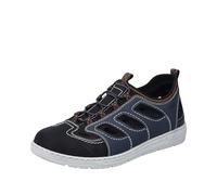 Rieker Homme 08665 Chaussures Basses, Bleu, 43 EU