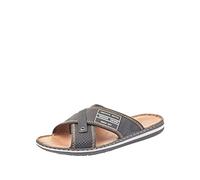 Rieker Homme 21064-01 Mules, Schwarz (Schwarz/Anthrazit 01), 46 EU
