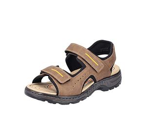 Rieker Homme 21760 Sandale, Marron, 40 EU