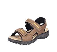 Rieker Homme 21760 Sandale, Marron, 45 EU