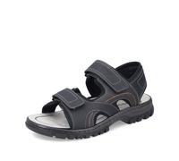 Rieker Homme 25053 Sandales de Trekking, Noir 00, 45 EU