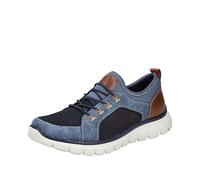 Rieker Homme B6660 Mocassin, Bleu, 44 EU