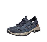 Rieker Homme B8366 Mocassin, Bleu, 40 EU