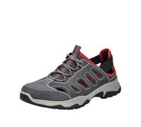 Rieker Homme B8366 Mocassin, Gris, 45 EU