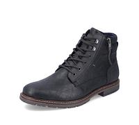 Rieker Homme Bottines 13742, Monsieur Bottines à Lacets,Demi-Botte,Botte à Lacets,Chaussure de Transition,Botte,Noir (Schwarz / 00),42 EU / 8 UK