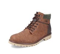 Rieker Bottines à lacets cognac / brun foncé, Taille 45