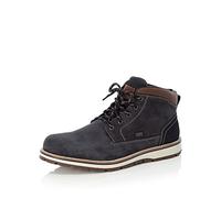 Rieker Homme Bottines F8410, Monsieur Bottines à Lacets,Hydrofuge,riekerTEX,Chukka Boot,Demi-Bottes,Botte à Lacets,Bleu (Blau / 16),43 EU / 9 UK