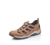 Rieker Homme Chaussures à Lacets 08065, Monsieur Chaussures Confortables,Chaussure Basse Confort,Lacets,Confortable,Marron (Braun / 25),42 EU / 8 UK