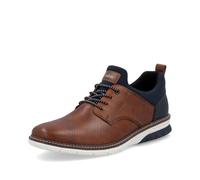 Rieker Homme Chaussures à Lacets 14450, Monsieur Chaussures d'affaires,Semelle intérieure Amovible,élégante,Marron (Braun / 22),43 EU / 9 UK
