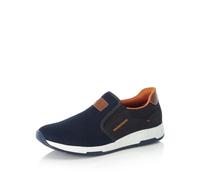 Rieker Homme Chaussures Basses B3450, Monsieur Mocassin,Chaussons,Pantoufles,Chaussures de collège,Bleu (Blau / 14),46 EU / 11 UK