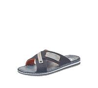 Rieker Mule bleu marine / gris clair / orange, Taille 41