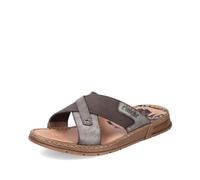 Rieker Homme Mules 21252, Monsieur Sabots,Pantoufle,Slides,Sandale,Chaussure d'été,Chaussure de Loisir,Marron (Braun / 25),44 EU / 9.5 UK