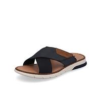 Rieker Homme Mules 25283, Monsieur Sabots,Pantoufle,Slides,Sandale,Chaussure d'été,Chaussure de Loisir,Bleu (Blau / 14),44 EU / 9.5 UK