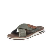Rieker Homme Mules Tricoté Application Riricon Semelle Avec Coussin D'Air 29083