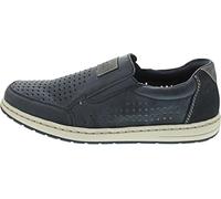 Rieker Homme Slipper Mocassin, Bleu, 40 EU