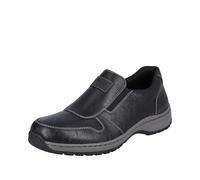Rieker Homme Slipper Mocassin, Noir, 44 EU