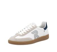 Rieker Homme U2200 Baskets Basses, Blanc, 45 EU
