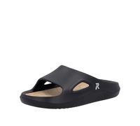 Rieker Homme U3350 Claquettes, Noir, 46 EU