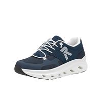Rieker Homme U3500 Baskets Basses, Bleu, 45 EU