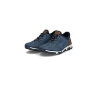 Rieker Hommes Pantoufles Mocassins Cuir Confort 15950-14 Bleu