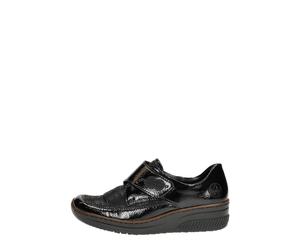 Rieker - Klittenband - Femme - Chaussures - Noir - Taille: 42 EU