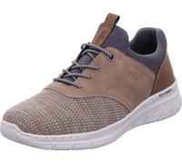 Rieker Knitt.52/Morelia/Balti/Sc Chaussures à lacets pour hommes Beige Loisirs, Taille:42 EU