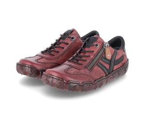 Rieker L0363 Pantoufles pour Femme, Rouge, 42 EU, Rouge, 42 EU
