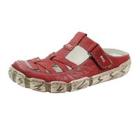 Rieker L0396-33 Chaussures Femmes Pantoufles Clogs Rouge