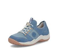 Rieker L0593 Baskets basses à enfiler pour femme, Bleu 12., 43 EU