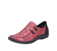 Rieker L1751-35, Mocassins Femme, Rouge (Wine/Schwarz 35), 42 EU