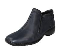 Rieker L3882-15 Bottines en cuir pour femme avec fermeture Éclair double