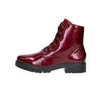 Rieker - Lace-up Bottes - Femme - Chaussures - Rouge - Taille: 37 EU