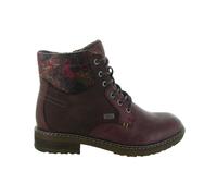 Rieker - Lace-up Bottes - Femme - Chaussures - Rouge - Taille: 40 EU
