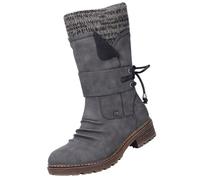 Rieker Ladies Bottes pour dames 4432-36, 4432-37, 4432-38, 4432-39, 4432-40, 4432-41, 4432-42, 4432-43 RIE-Z4783 anthrazit/schwarz/anthrazit 41