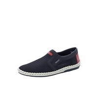 Rieker Men's B4554 Loafer, Bleu, 43 EU