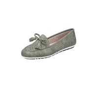 Rieker Mocassin vert / blanc, Taille 37