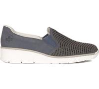 Rieker mocassins 25658-41, 25658-42, 25658-40 RIE-53792 bleu 40