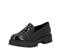 Rieker Mocassins 47550 pour Femme, Noir, 37 EU, Noir, 37 EU