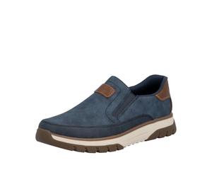 Rieker Mocassins B9350 pour Homme, Bleu, 39 EU