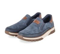 Rieker Mocassins B9350 pour Homme, Bleu, 43 EU