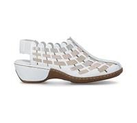 Rieker - Mocassins compensés Antistress - Femme - Chaussures - Blanc - Taille: 40 EU