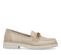 Rieker - Mocassins en cuir beige - Femme - Chaussures - Beige - Taille: 39 EU