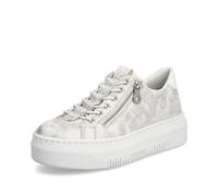 Rieker Mocassins Femme Baskets Chaussures Basses Blanc Beige M1953