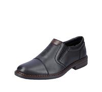 Rieker , Mocassins Homme, Noir (Schwarz/Kastanie/Schwarz 00), 44 EU