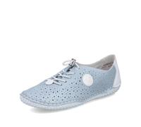 Rieker Mocassins pour Femmes 43656, Pointure:41 EU, La Couleur:Bleu