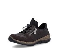 Rieker Mocassins pour Femmes N32G0, Pointure:42 EU, La Couleur:Marron