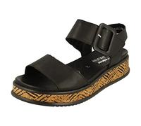 Rieker Mode Womens Sandals 38 Noir