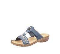 Rieker Morelia Womens Sequin Sandals 38 EU Marine