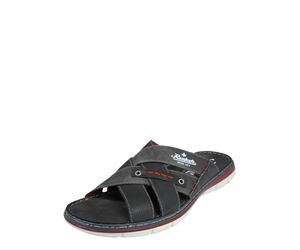 Rieker Mule anthracite / rouge / blanc, Taille 41